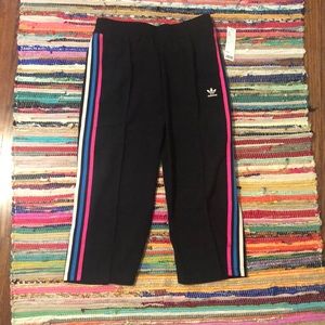 Adidas cropped track pants
